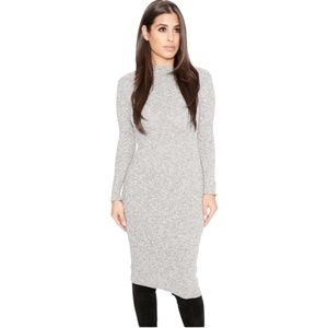 NAKED WARDROBE CANT BE RIBBED APART DRESS - GREY